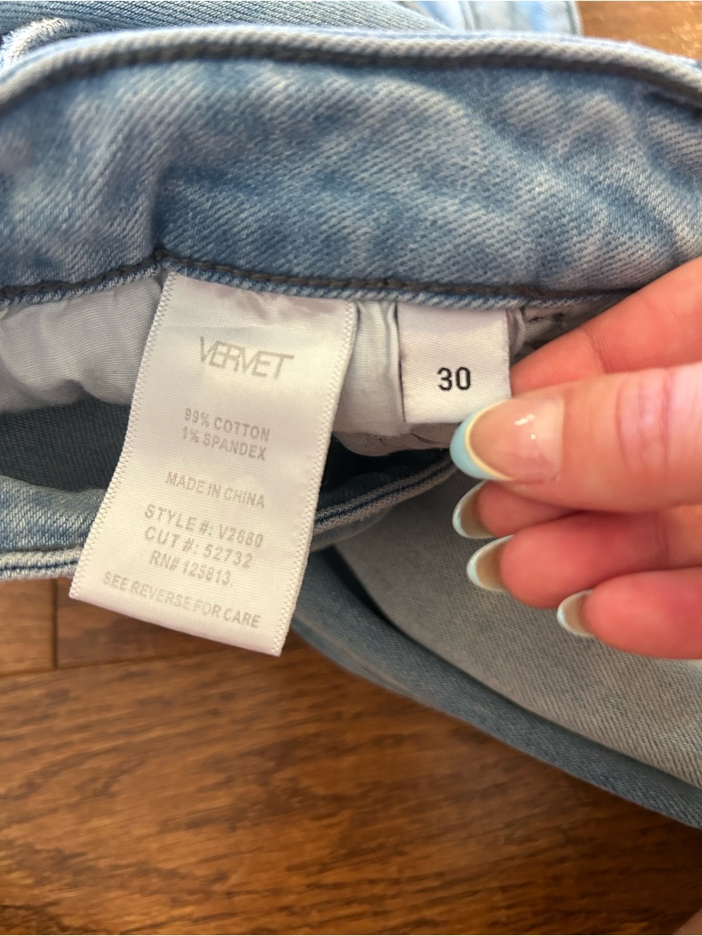 VERVET By Flying Monkey Super High Rise Raw Hem Wide Leg Jeans V2680N Work Song - Picture 6 of 10